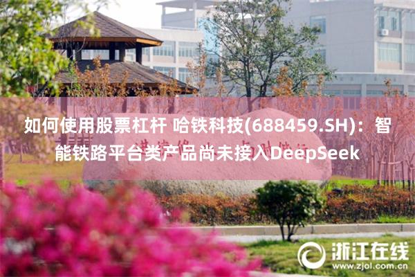 如何使用股票杠杆 哈铁科技(688459.SH)：智能铁路平台类产品尚未接入DeepSeek