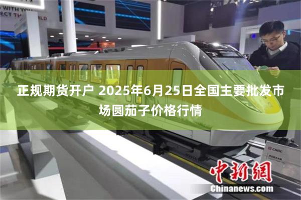 正规期货开户 2025年6月25日全国主要批发市场圆茄子价格行情